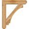 Ekena Millwork Imperial Craftsman Rough Sawn Bracket w/ Offset Brace, Western Red Cedar, 8"W x 38"D x 44"H BKT0806X38X44IMP04RWR - alternate 2